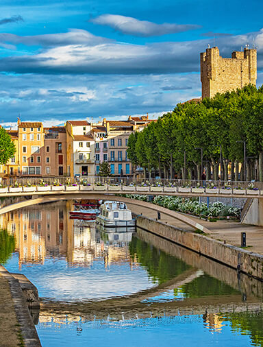 Narbonne and the Canal de la Robine